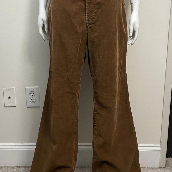 LEVI'S 70'S HIGH WAISTED CORDUROY BELL BOTTOMS - Picture 6 of 13